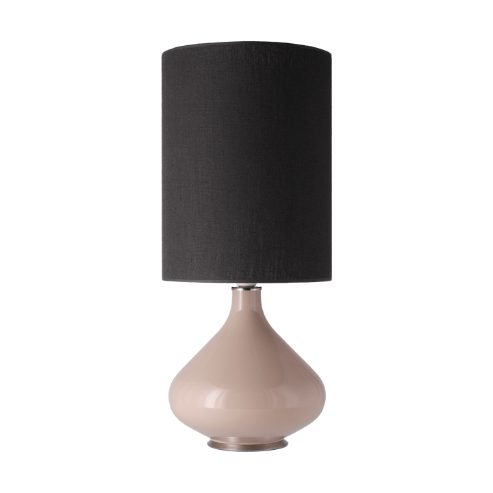 Flavia table lamp beige lamp base - Lino Negro L - Flavia Lamps