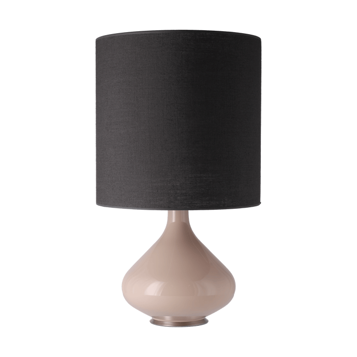 Flavia table lamp beige lamp base - Lino Negro M - Flavia Lamps