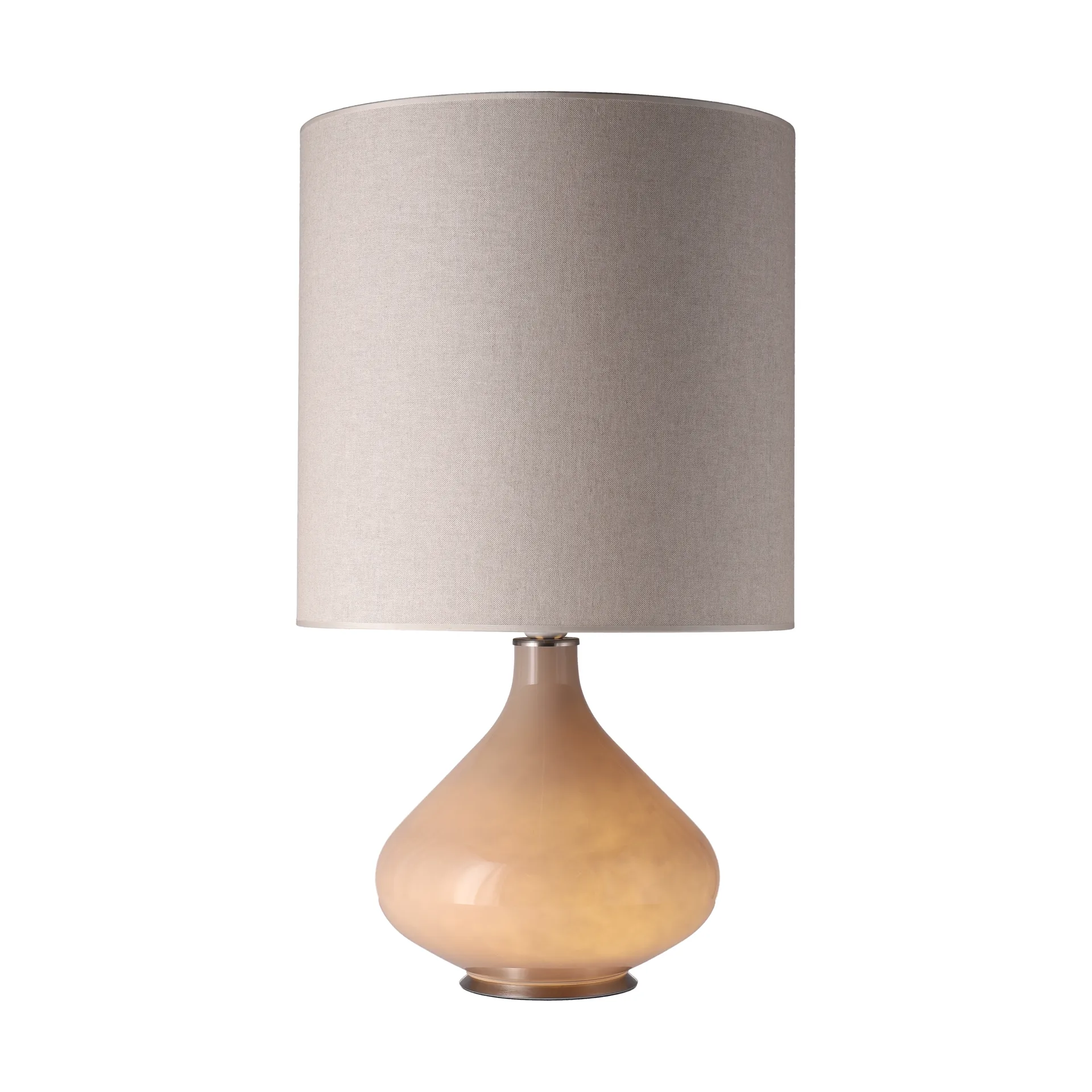 Flavia table lamp beige lamp base, Milano Tostado M Flavia Lamps