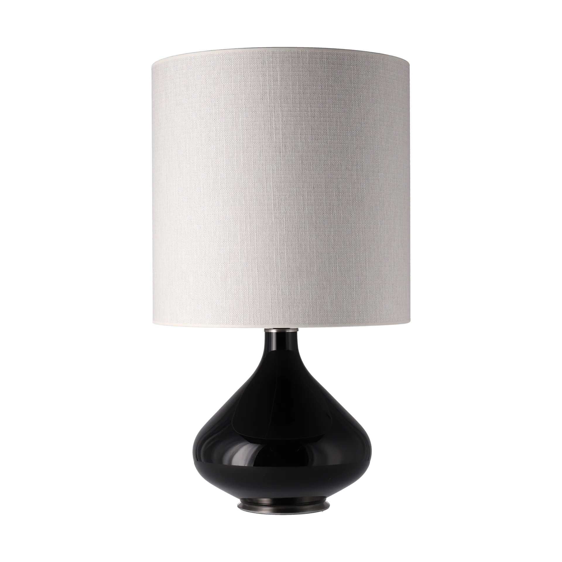 Flavia table lamp black lamp base, Babel Beige M Flavia Lamps