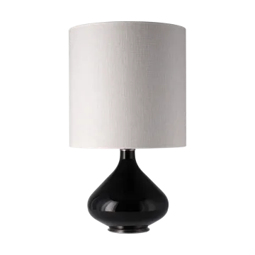 Flavia table lamp black lamp base - Babel Beige M - Flavia Lamps