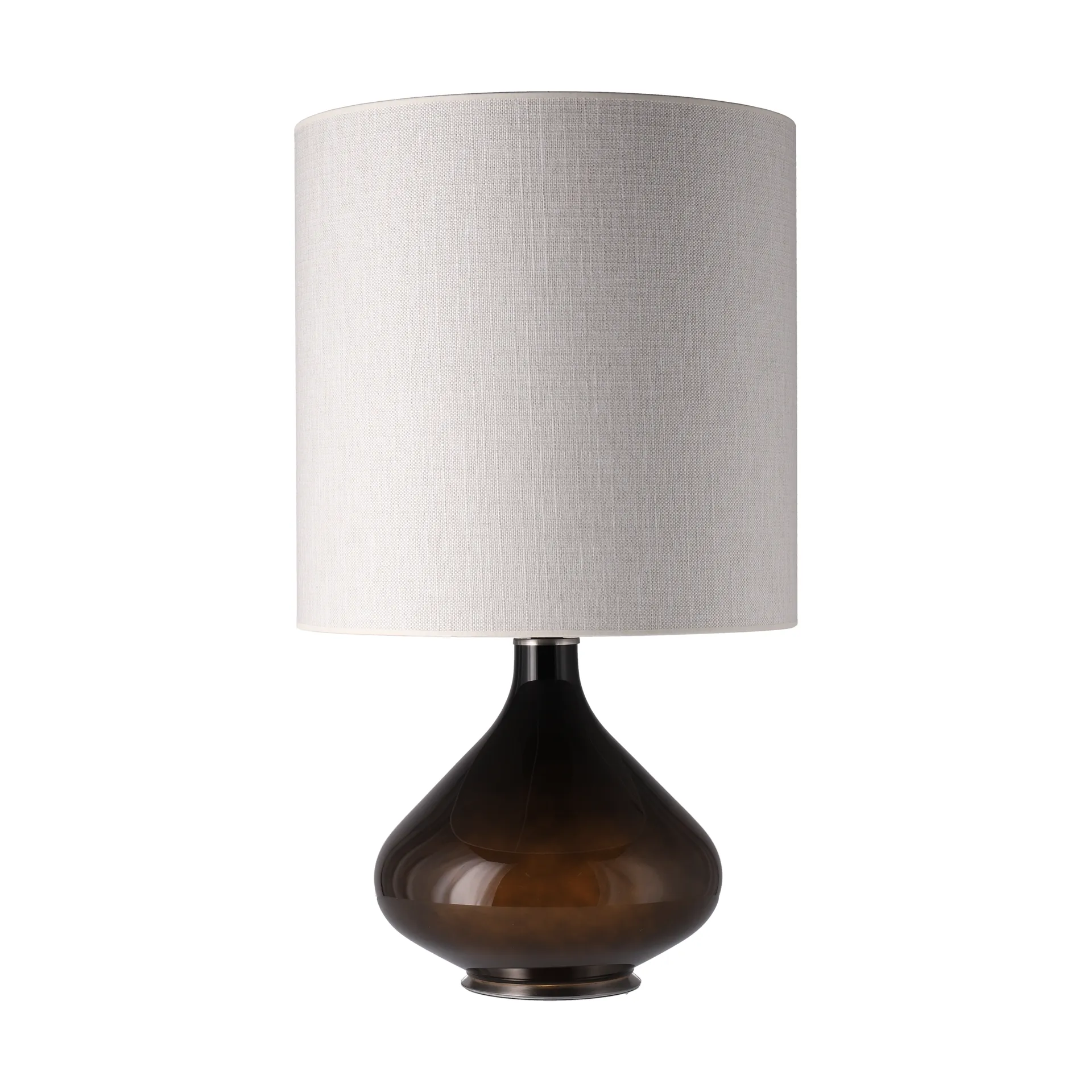 Flavia table lamp black lamp base, Babel Beige M Flavia Lamps