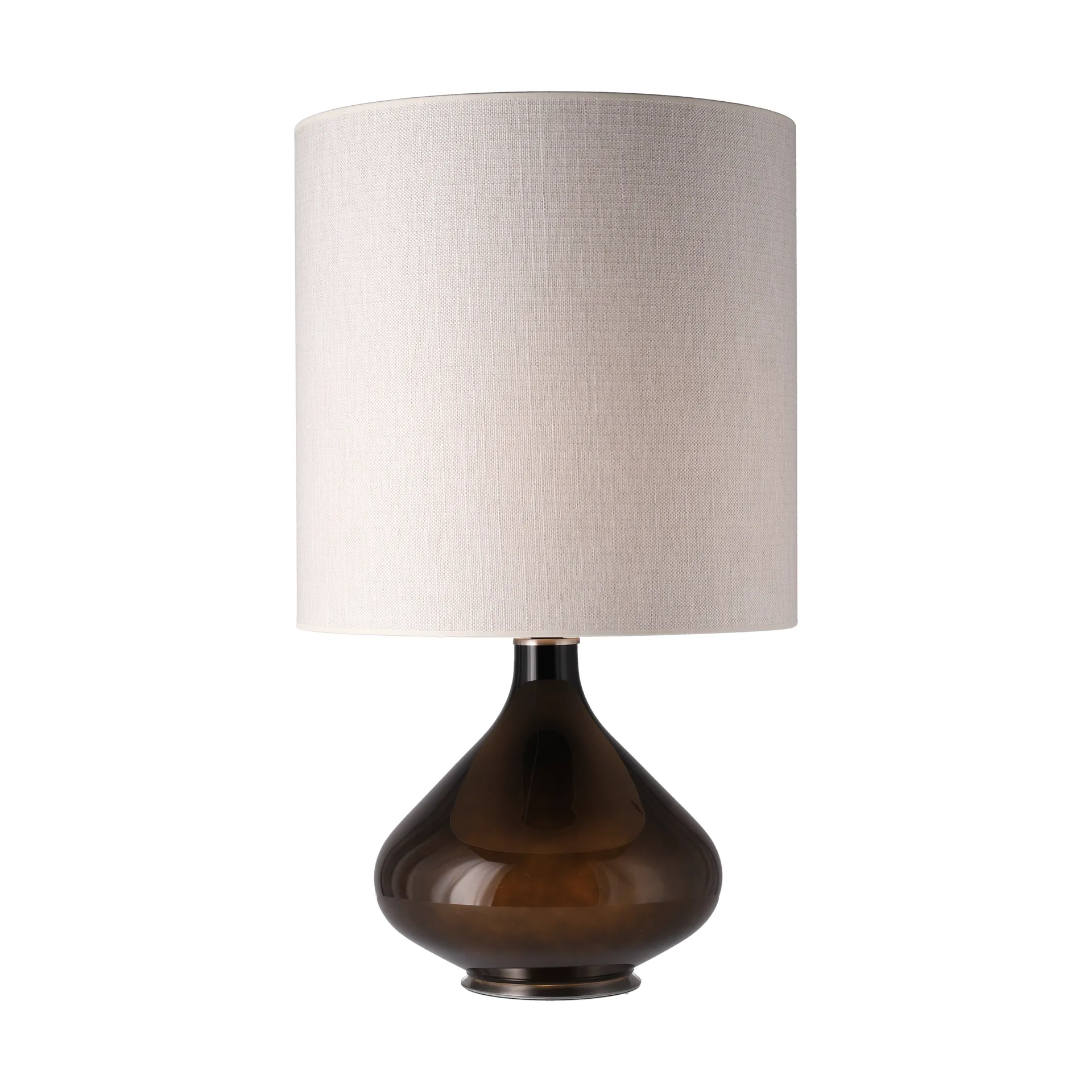 Flavia table lamp black lamp base, Babel Beige M Flavia Lamps
