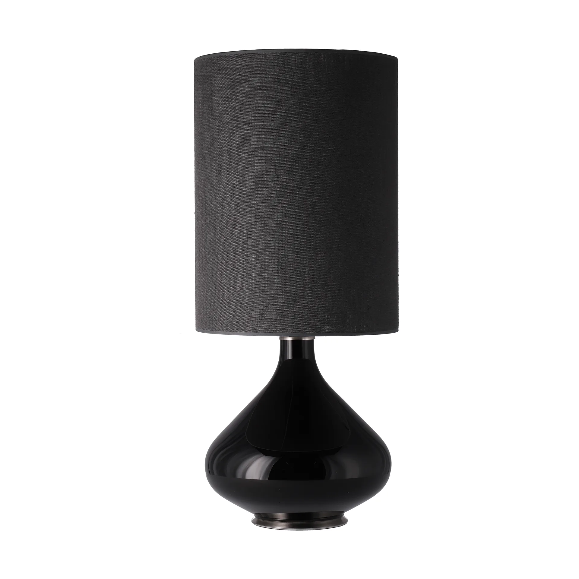 Flavia table lamp black lamp base, Lino Negro L Flavia Lamps