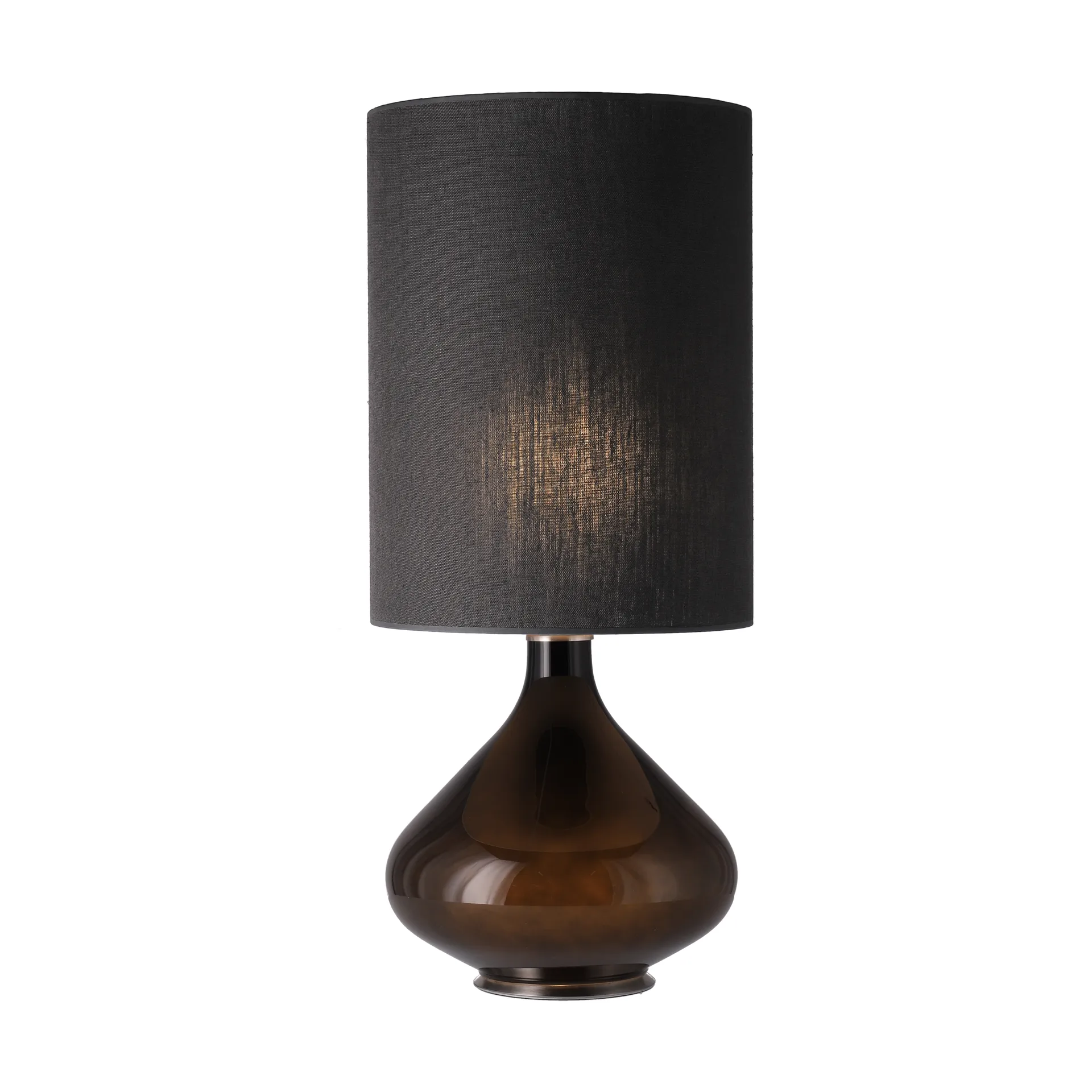 Flavia table lamp black lamp base, Lino Negro L Flavia Lamps