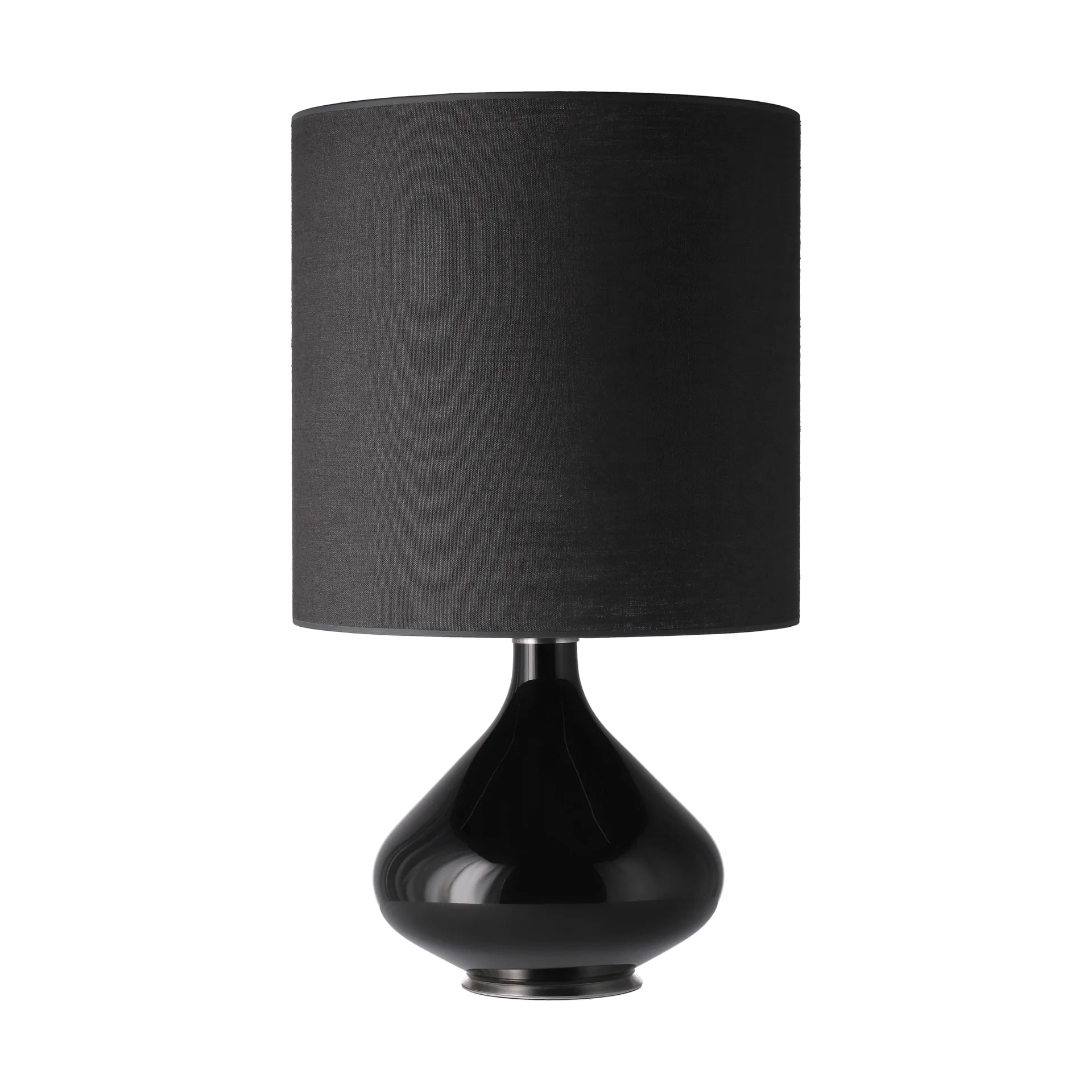 Flavia table lamp black lamp base, Lino Negro M Flavia Lamps