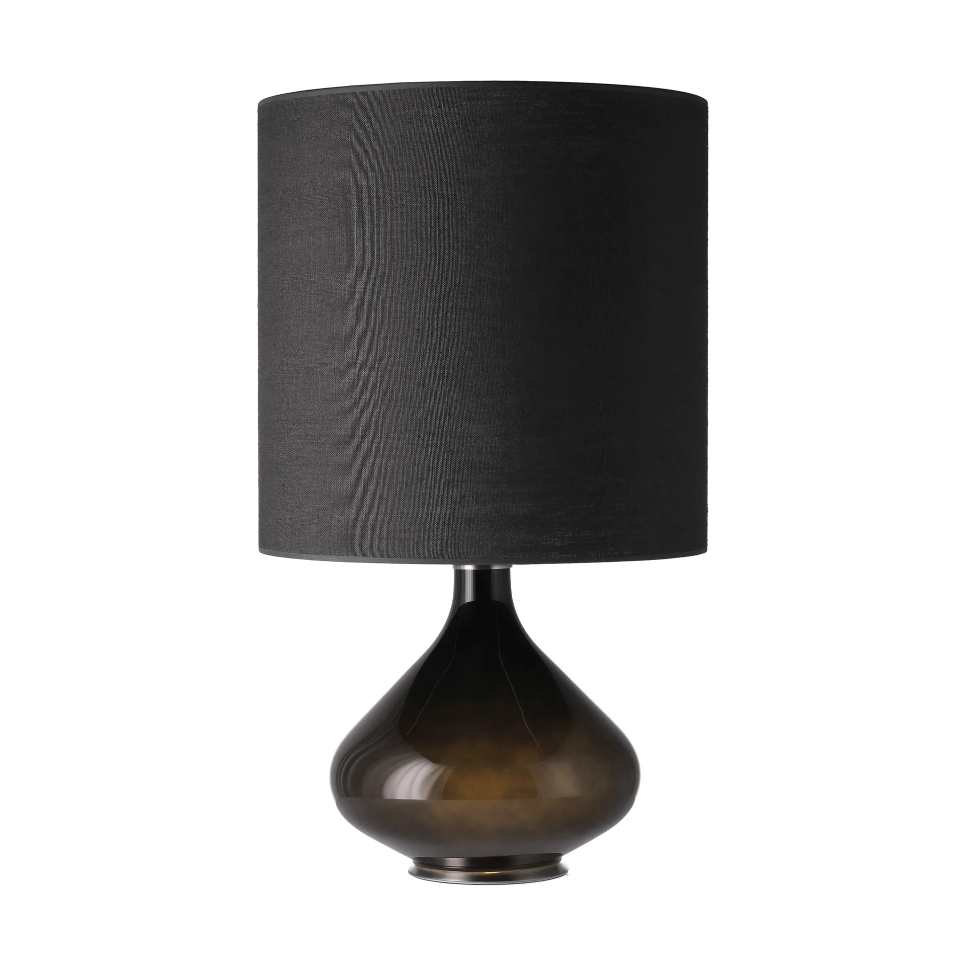 Flavia table lamp black lamp base, Lino Negro M Flavia Lamps