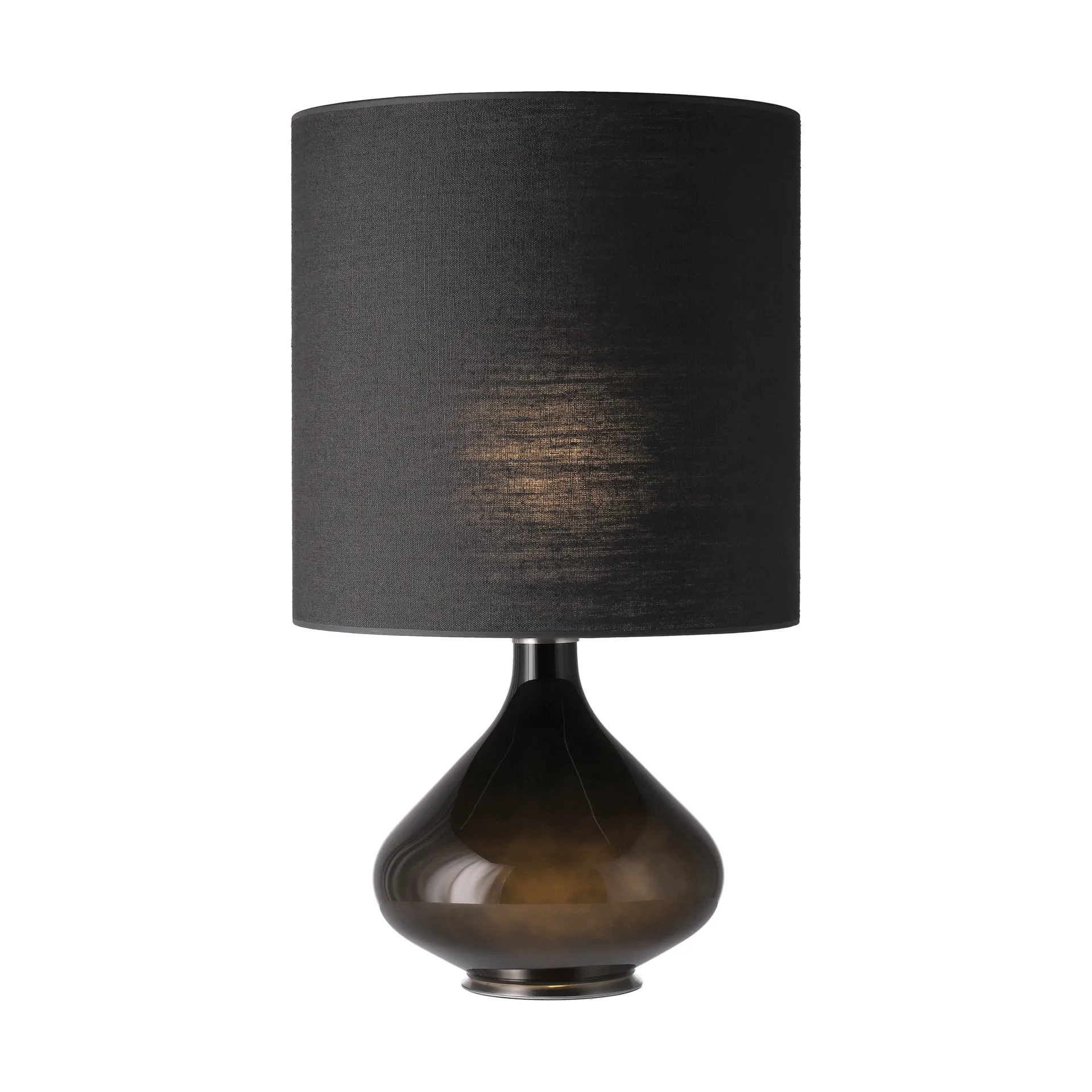 Flavia table lamp black lamp base, Lino Negro M Flavia Lamps