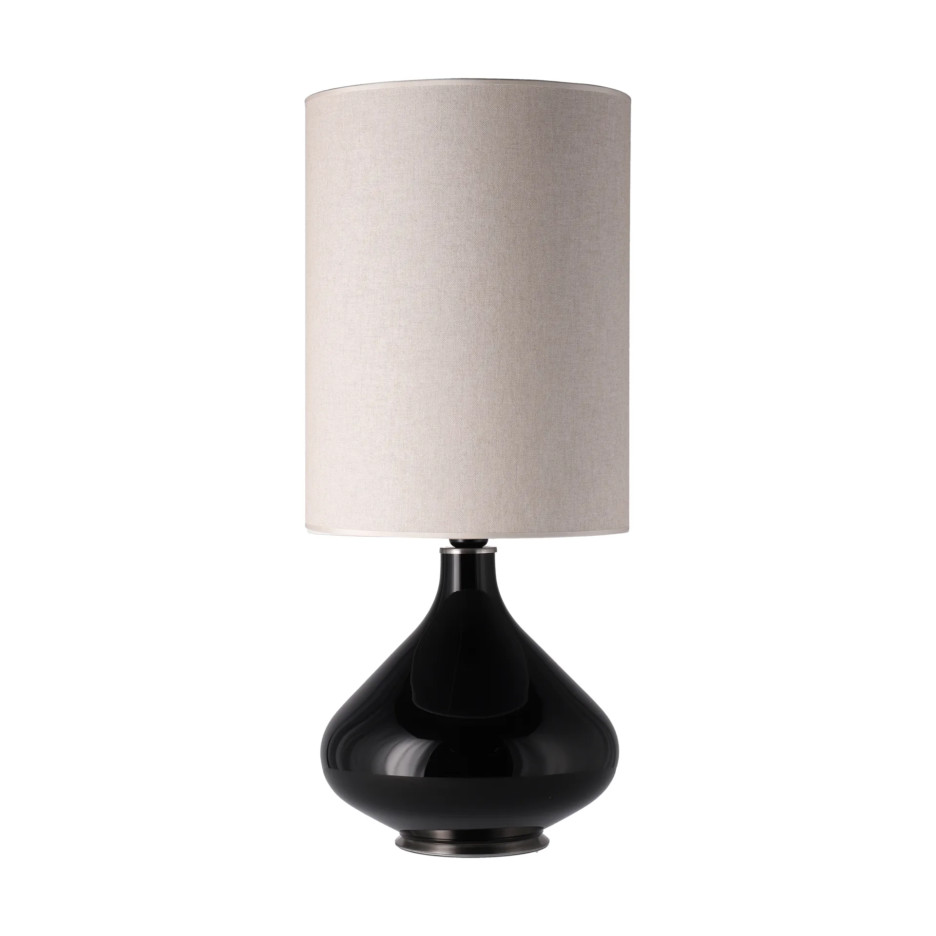 Flavia table lamp black lamp base, Milano Tostado L Flavia Lamps