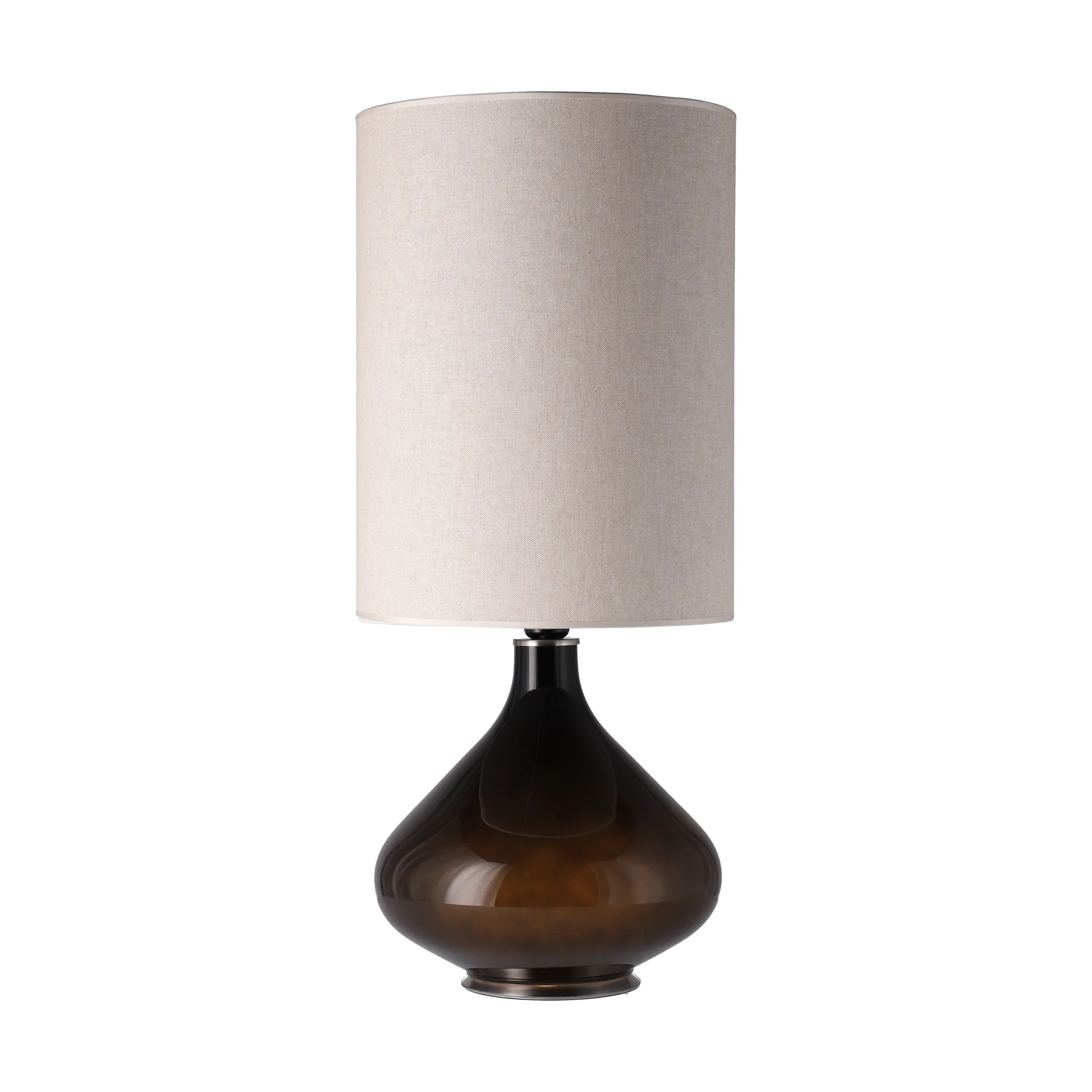 Flavia table lamp black lamp base, Milano Tostado L Flavia Lamps