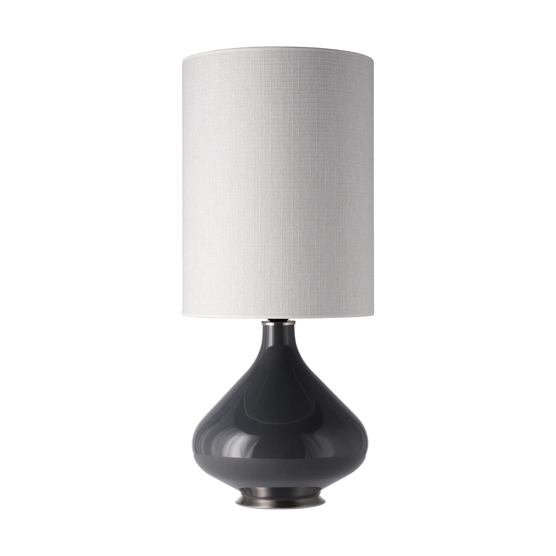 Flavia table lamp grey lamp base, Babel Beige L Flavia Lamps