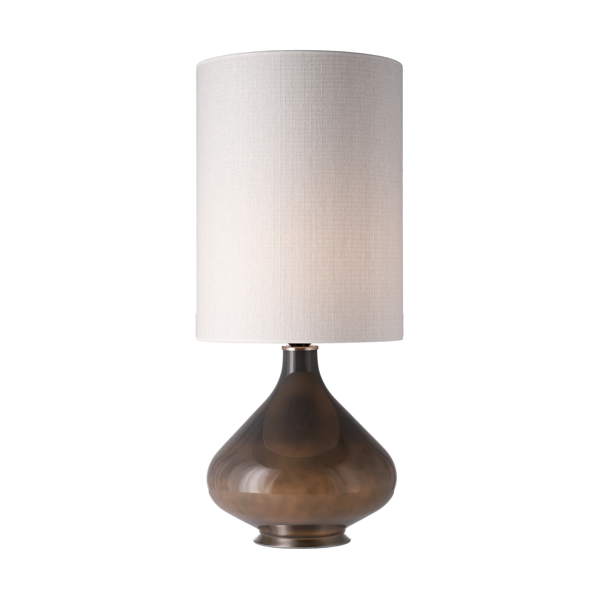 Flavia table lamp grey lamp base, Babel Beige L Flavia Lamps