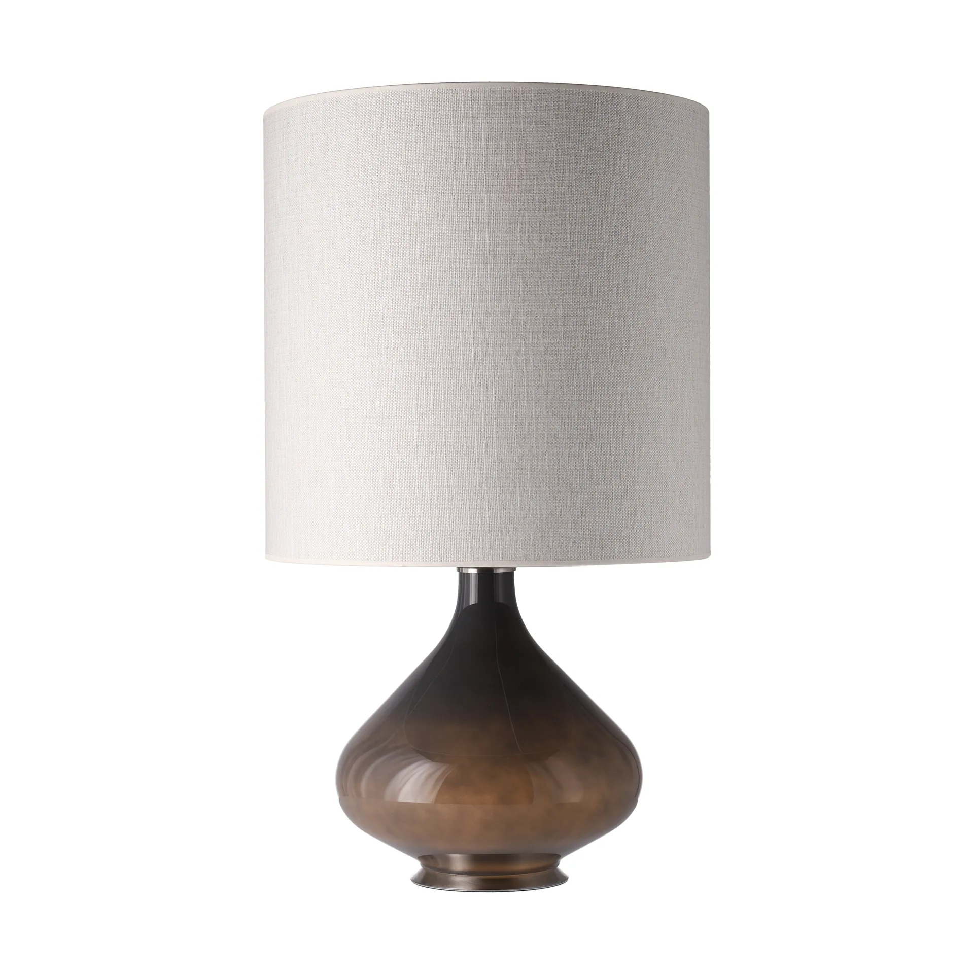 Flavia table lamp grey lamp base, Babel Beige M Flavia Lamps