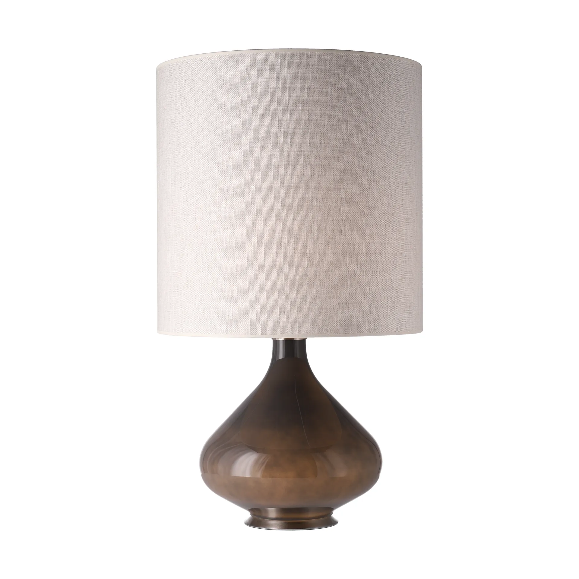Flavia table lamp grey lamp base, Babel Beige M Flavia Lamps