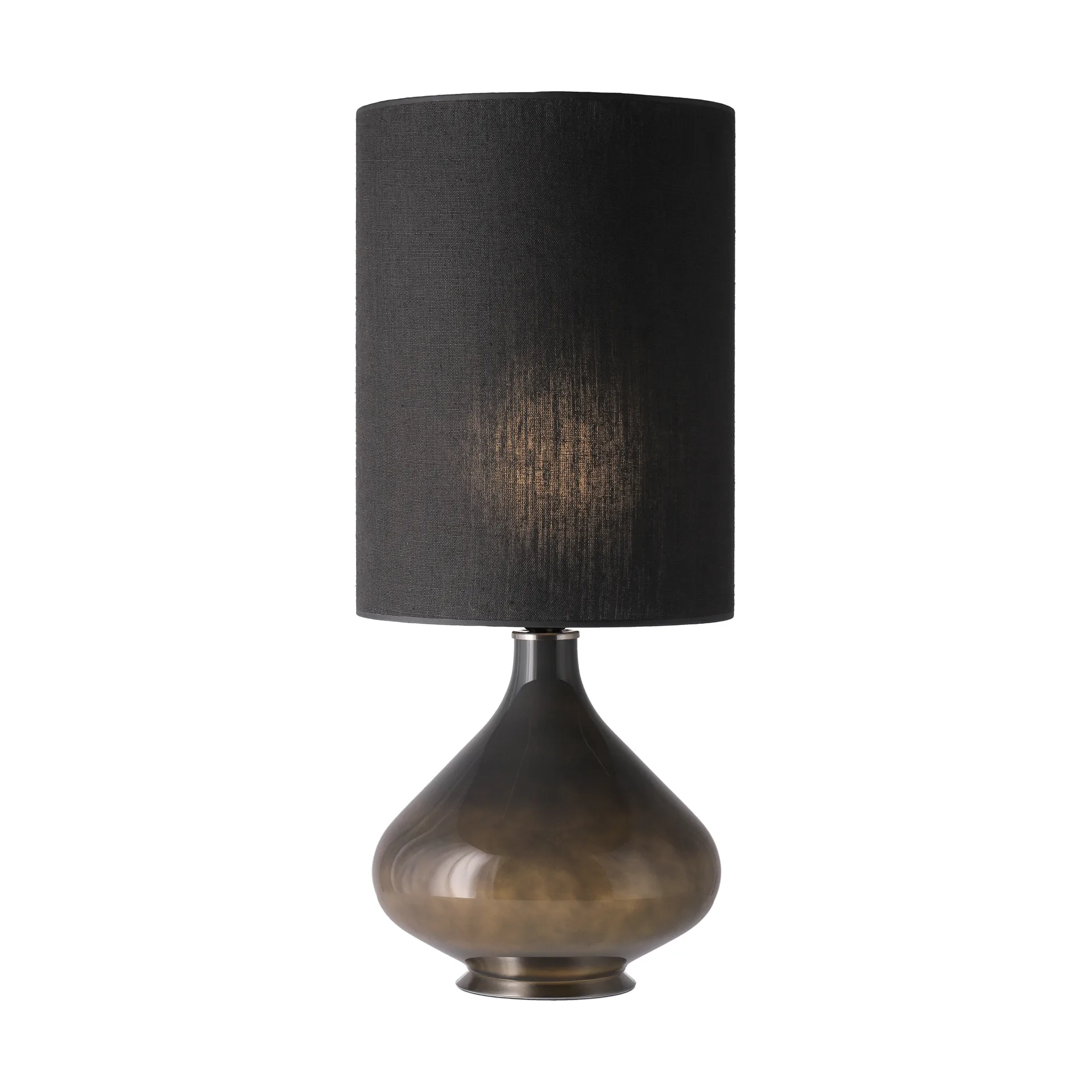 Flavia table lamp grey lamp base, Lino Negro L Flavia Lamps