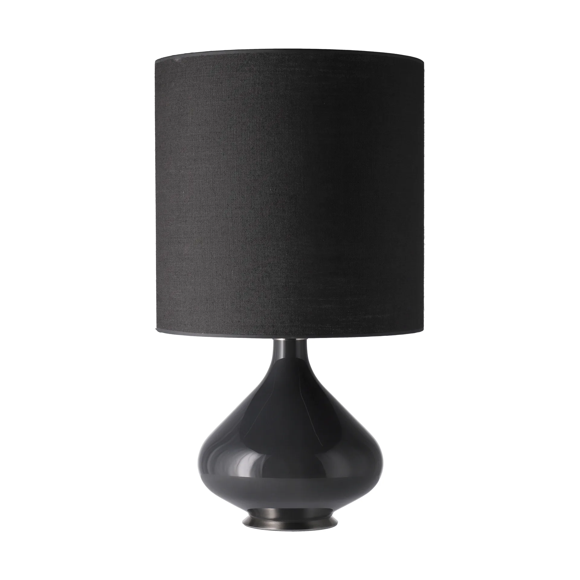 Flavia table lamp grey lamp base, Lino Negro M Flavia Lamps