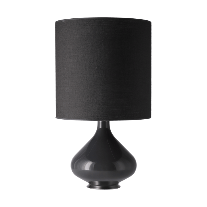 Flavia table lamp grey lamp base - Lino Negro M - Flavia Lamps