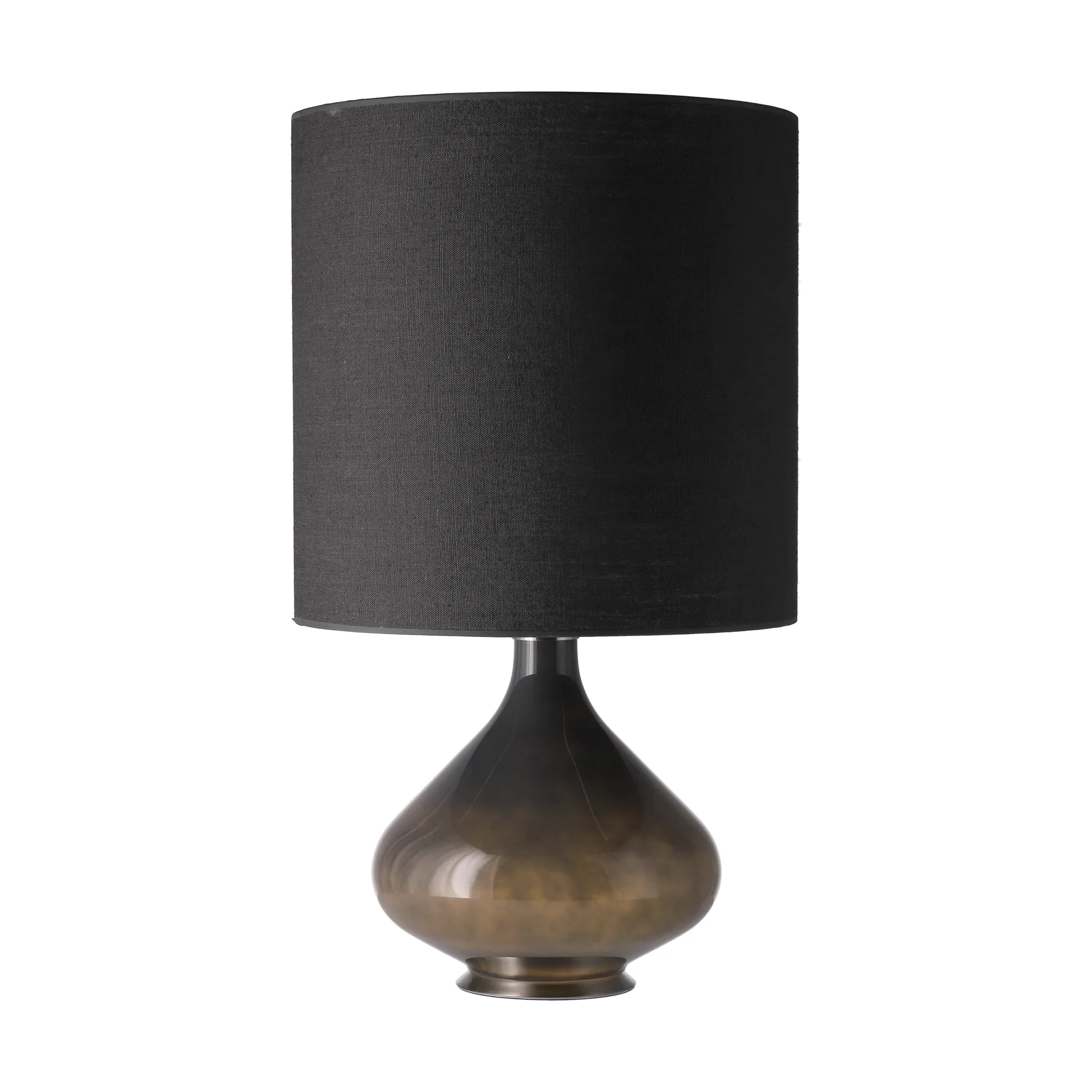 Flavia table lamp grey lamp base, Lino Negro M Flavia Lamps