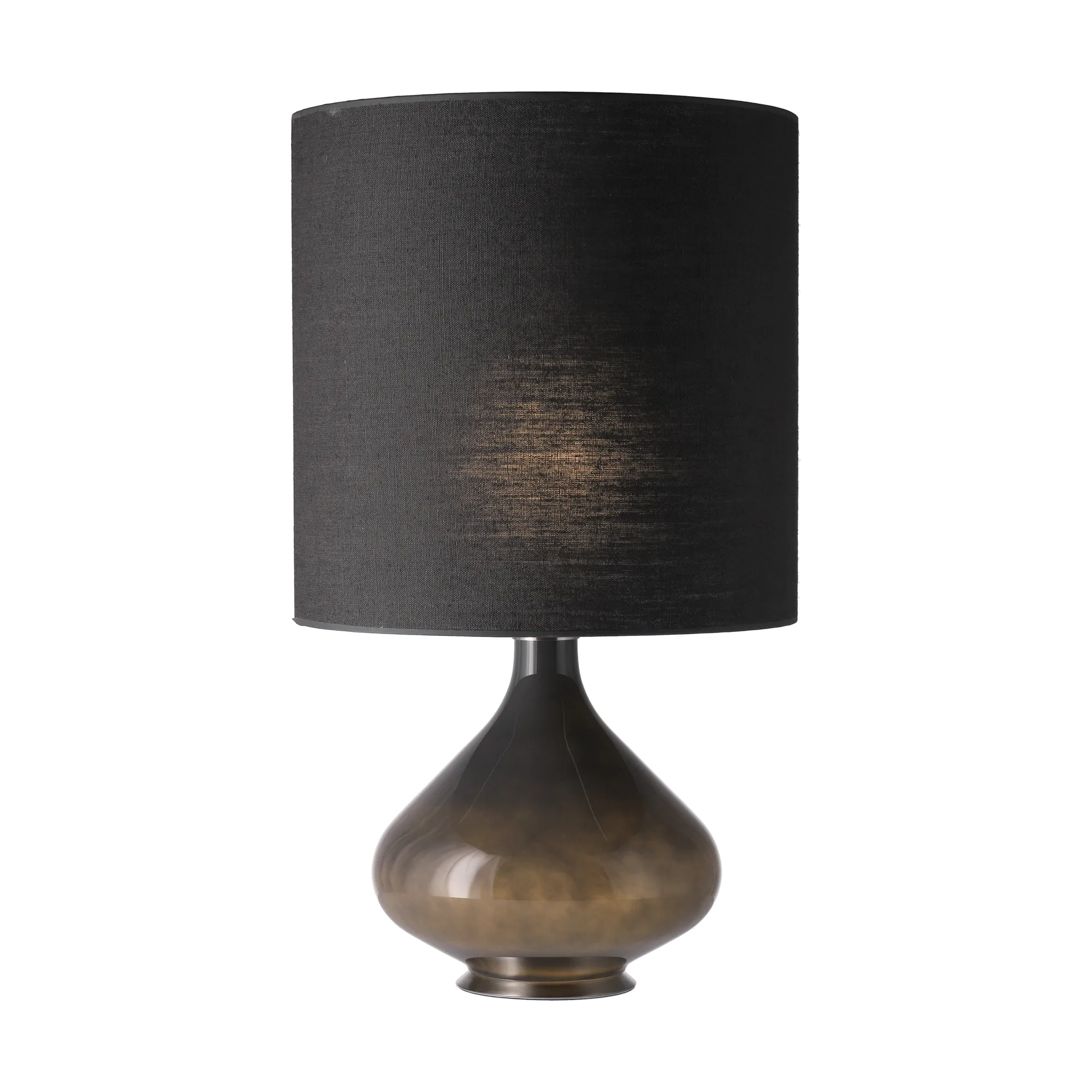 Flavia table lamp grey lamp base, Lino Negro M Flavia Lamps