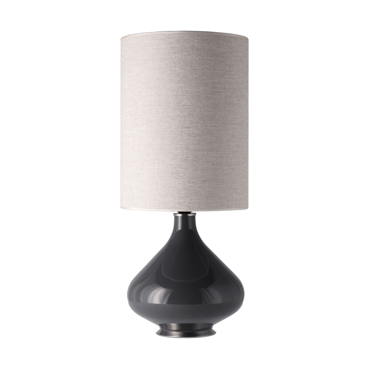Flavia table lamp grey lamp base - London Beige L - Flavia Lamps