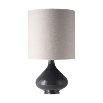 Flavia table lamp grey lamp base - London Beige M - Flavia Lamps