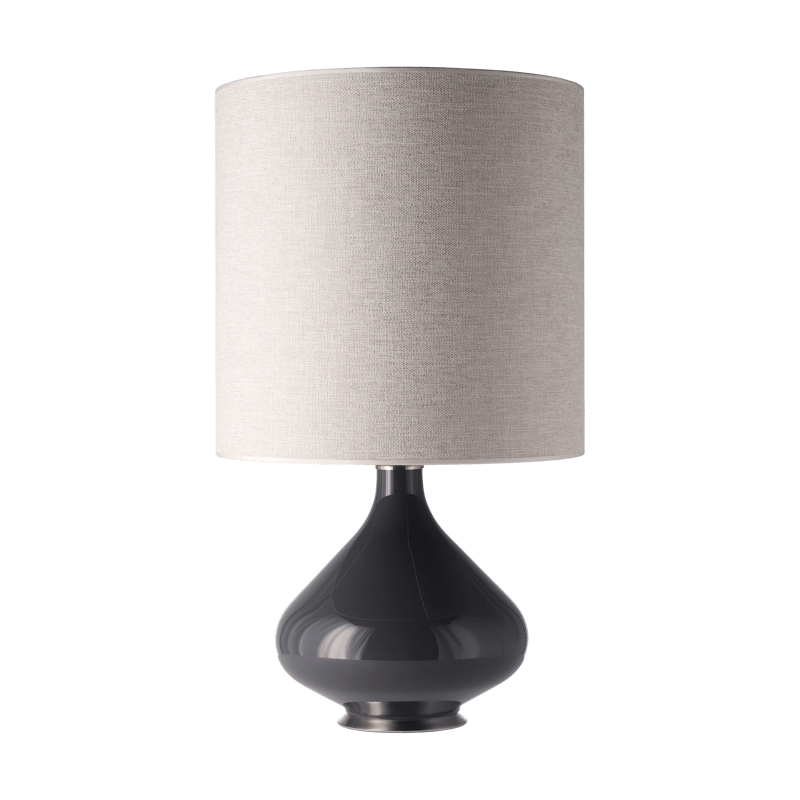 Flavia Lamps Flavia table lamp grey lamp base London Beige M
