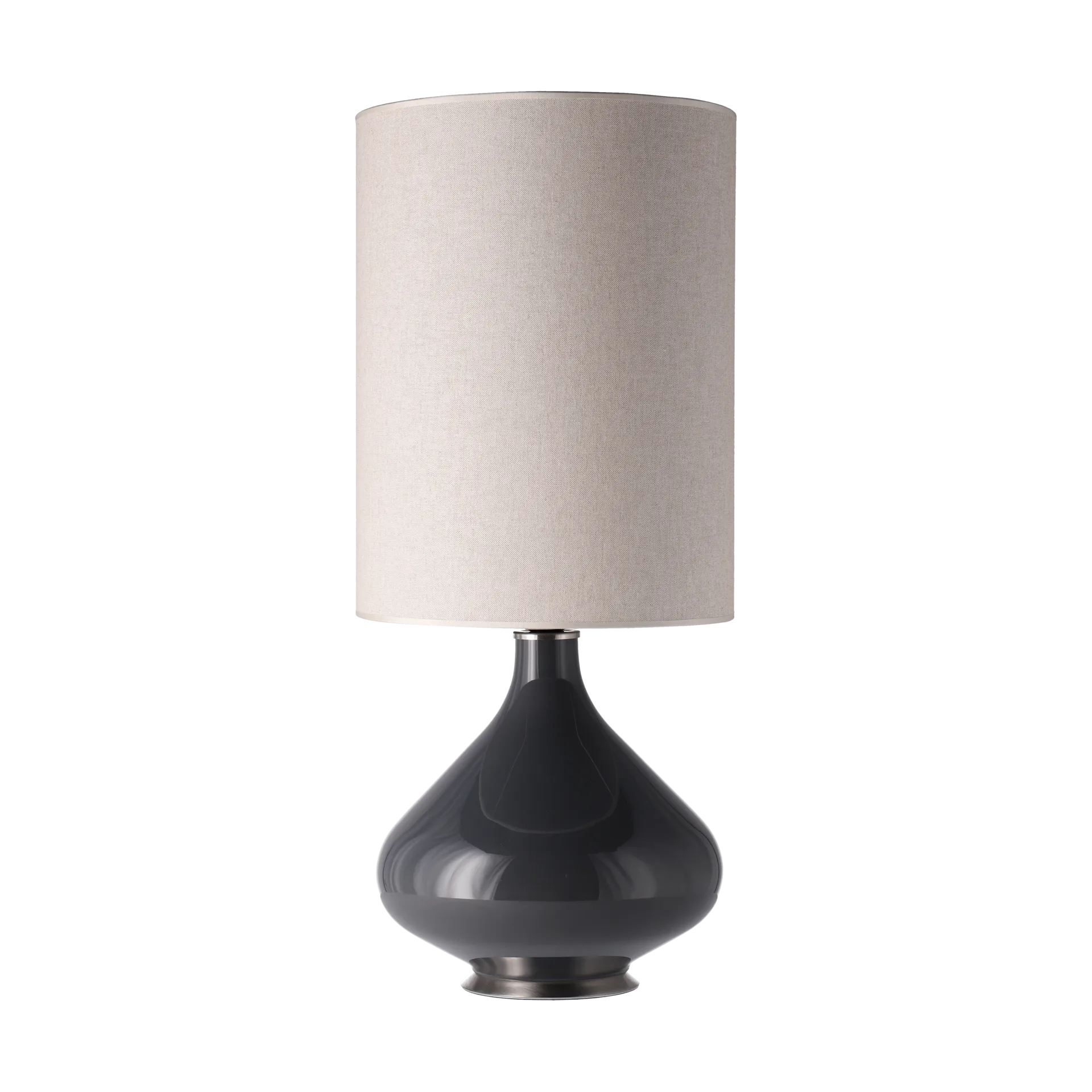 Flavia table lamp grey lamp base, Milano Tostado L Flavia Lamps