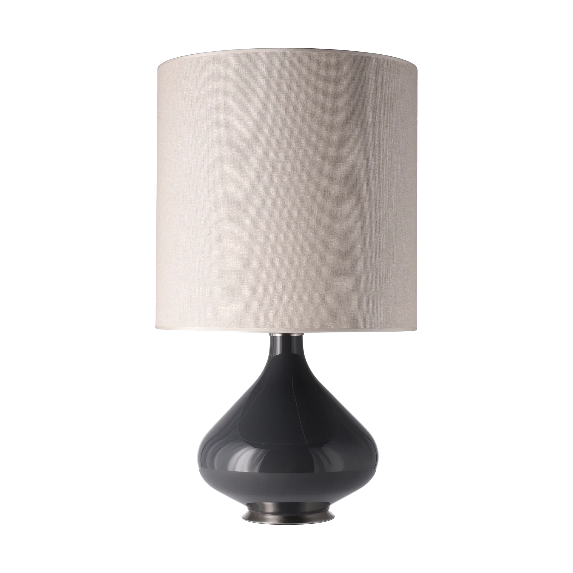 Flavia table lamp grey lamp base, Milano Tostado M Flavia Lamps