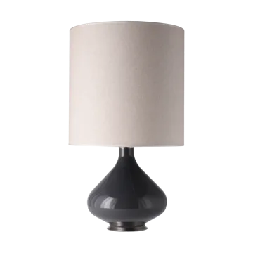 Flavia table lamp grey lamp base - Milano Tostado M - Flavia Lamps