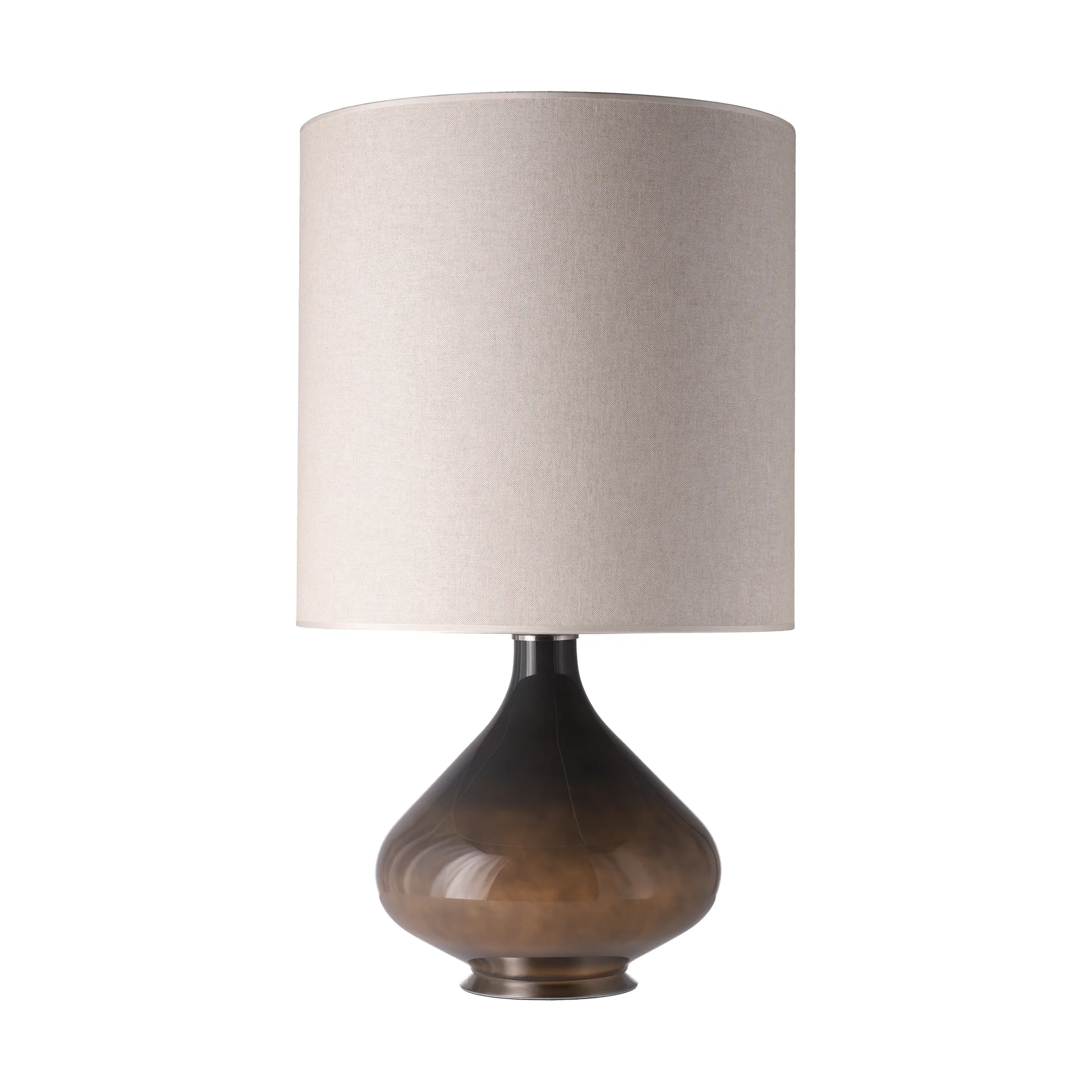 Flavia table lamp grey lamp base, Milano Tostado M Flavia Lamps