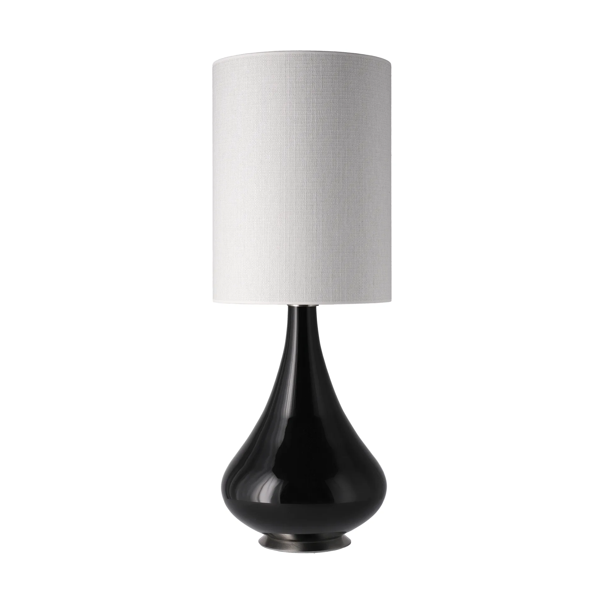 Renata table lamp black lamp base, Babel Beige L Flavia Lamps