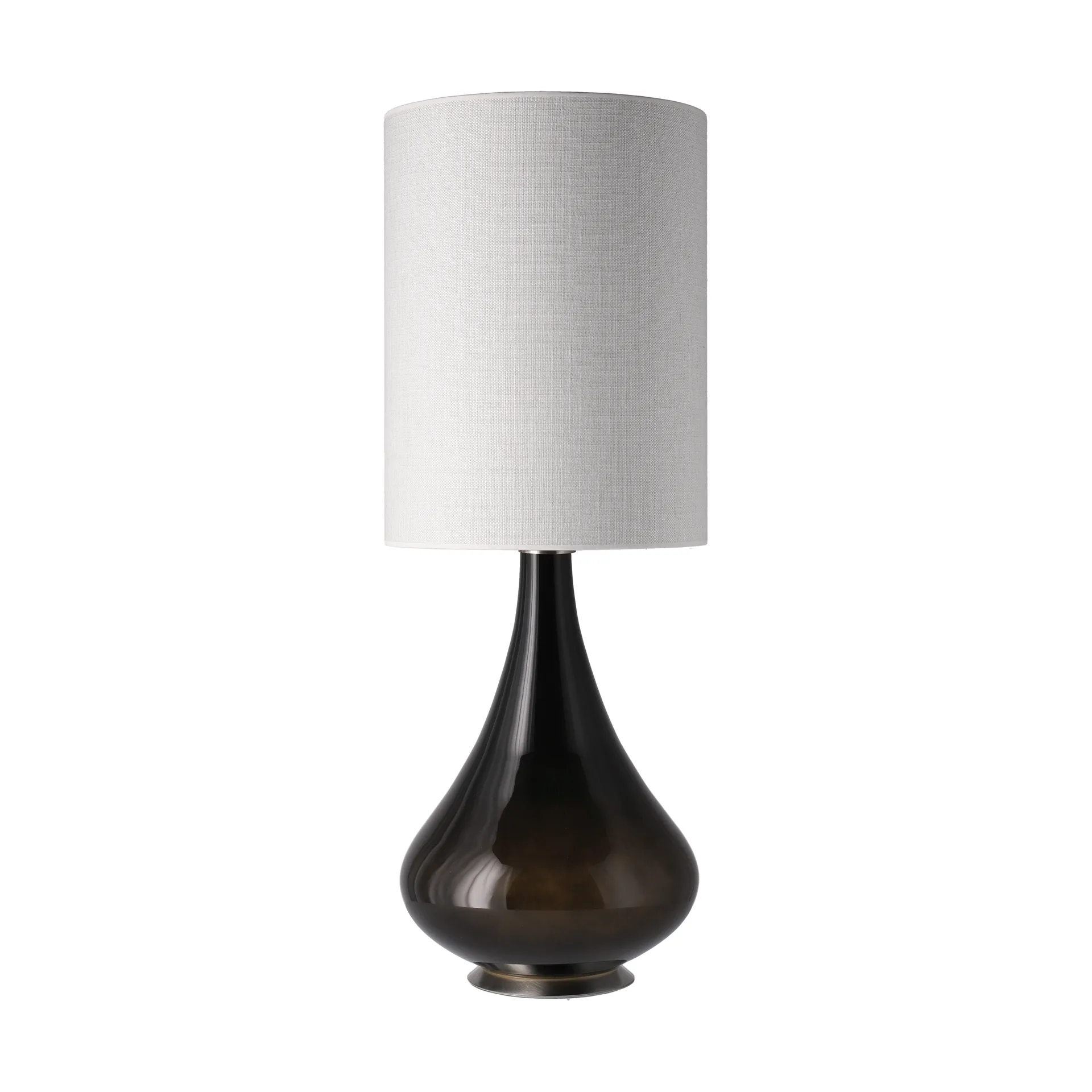 Renata table lamp black lamp base, Babel Beige L Flavia Lamps