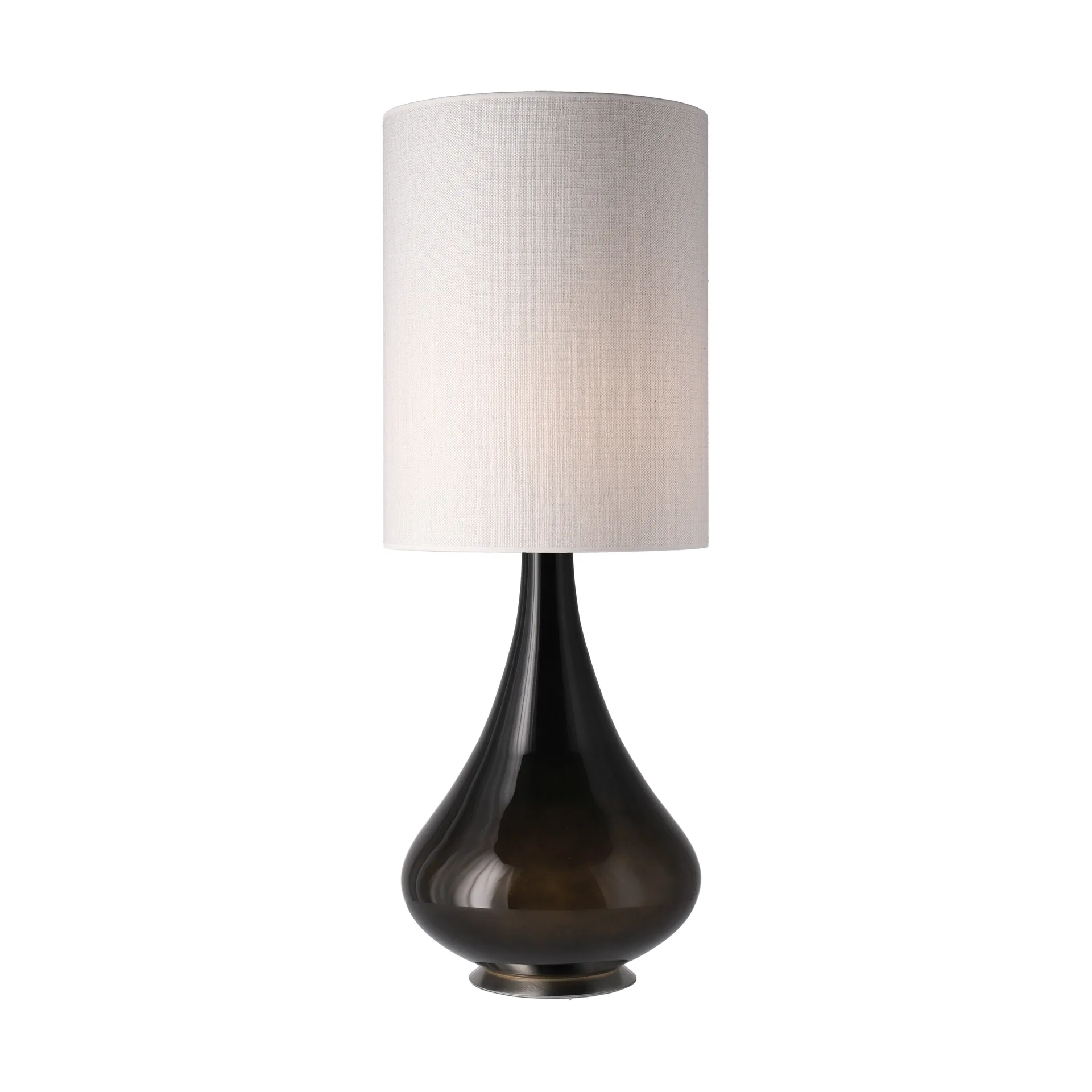 Renata table lamp black lamp base, Babel Beige L Flavia Lamps
