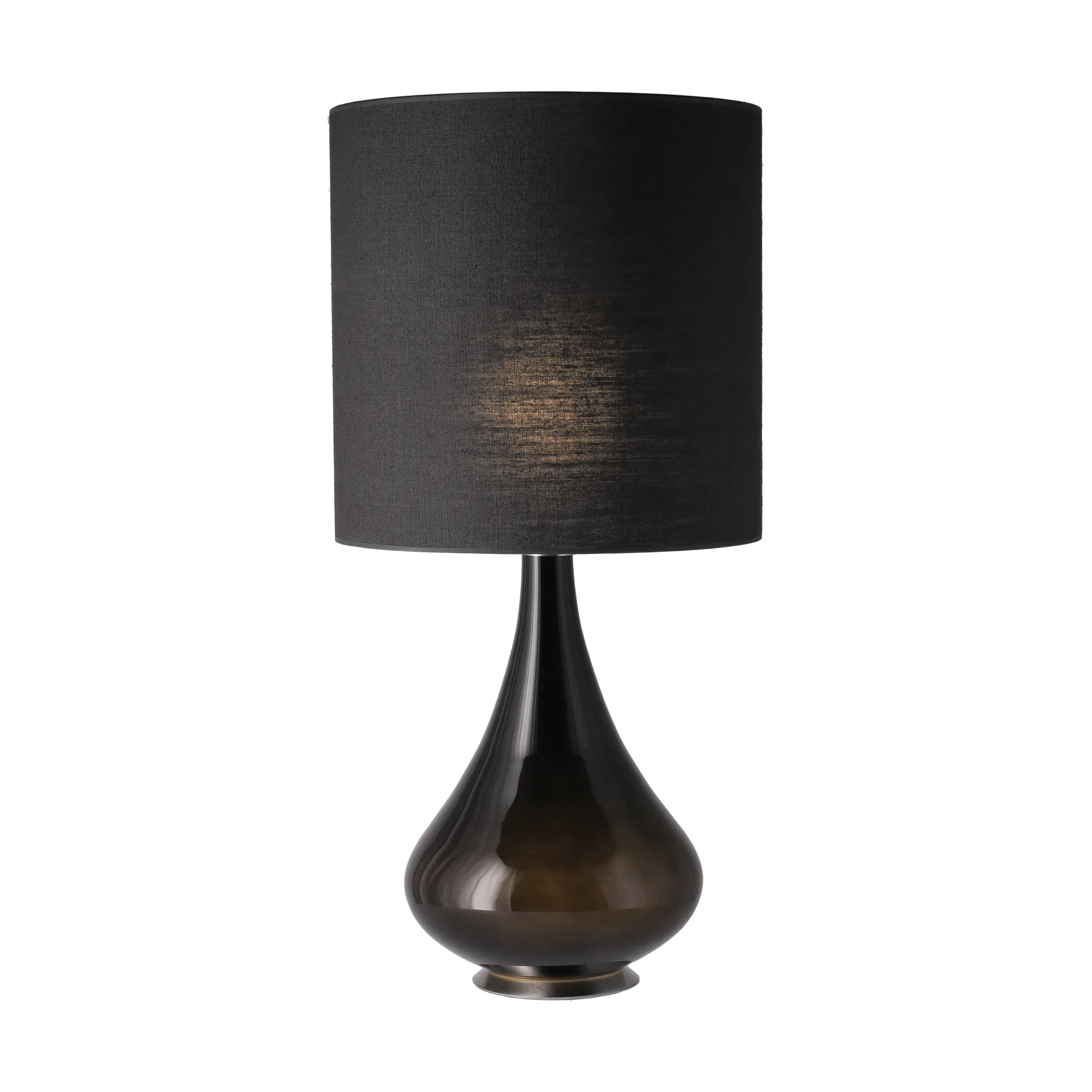 Renata table lamp black lamp base, Lino Negro M Flavia Lamps