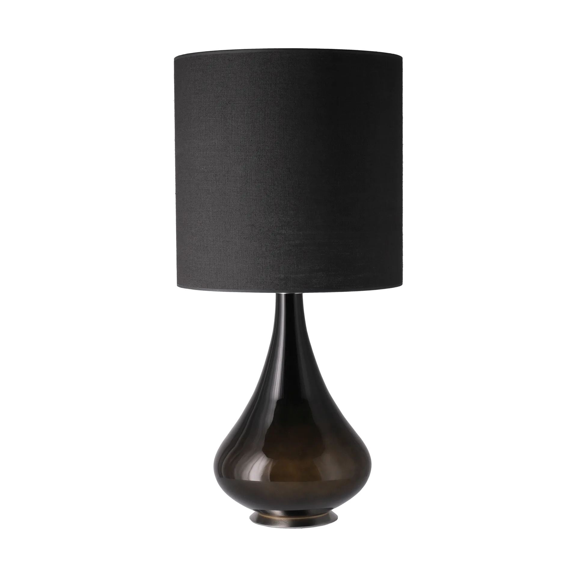 Renata table lamp black lamp base, Lino Negro M Flavia Lamps