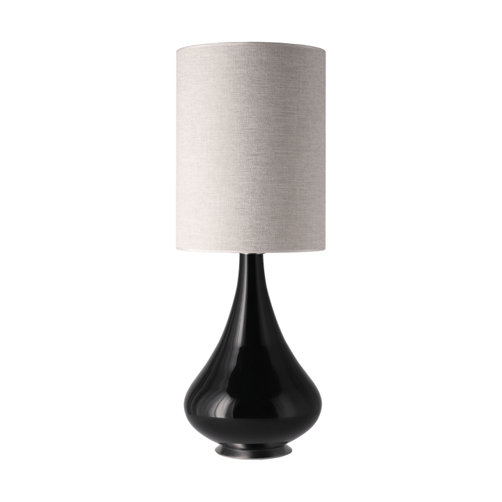 Renata table lamp black lamp base - London Beige L - Flavia Lamps