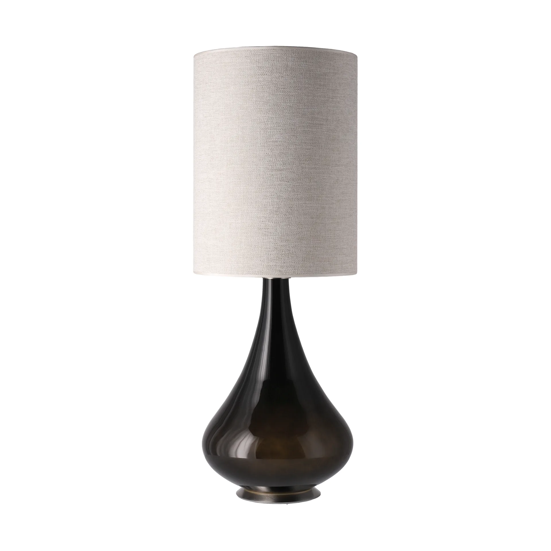 Renata table lamp black lamp base, London Beige L Flavia Lamps