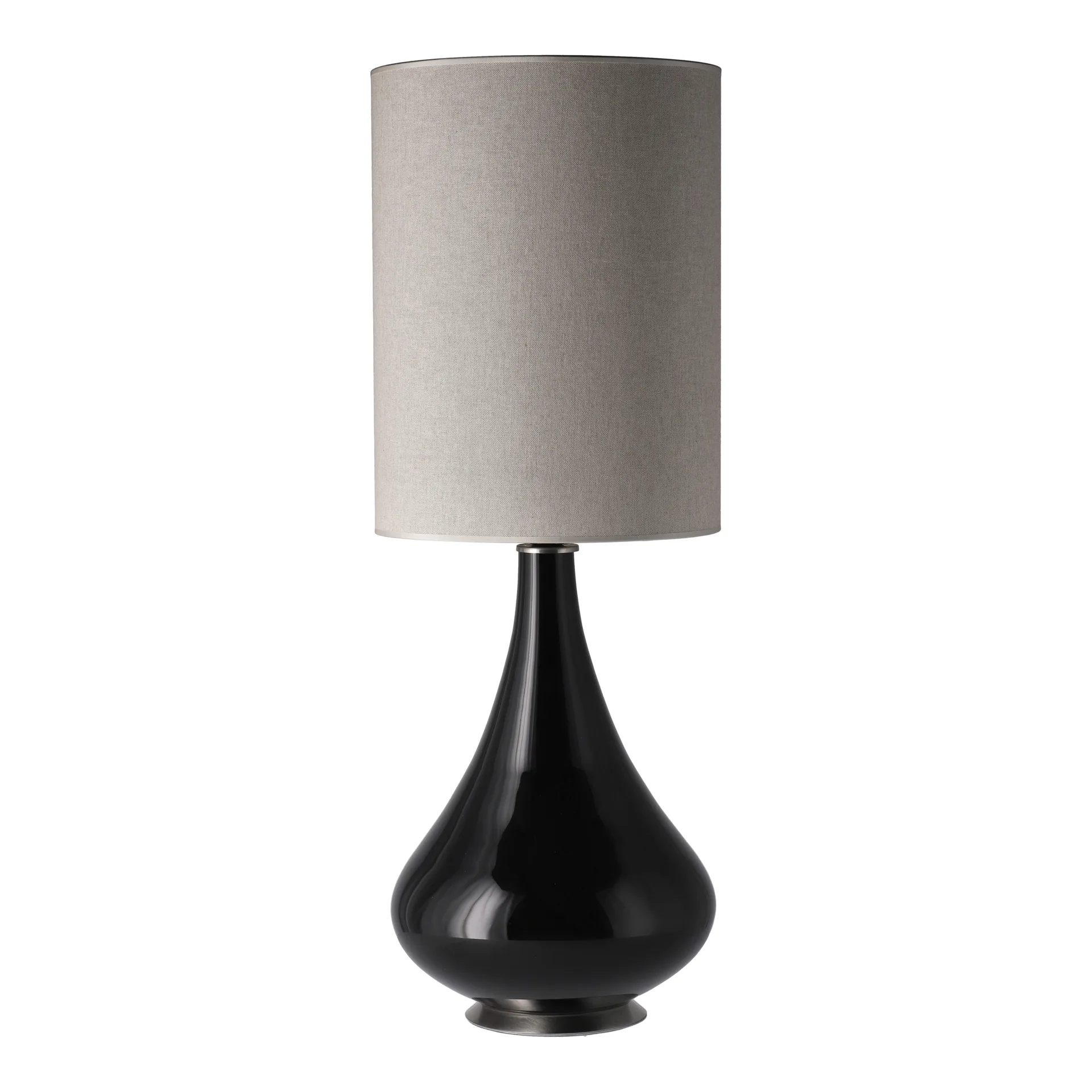Renata table lamp black lamp base, Milano Tostado L Flavia Lamps