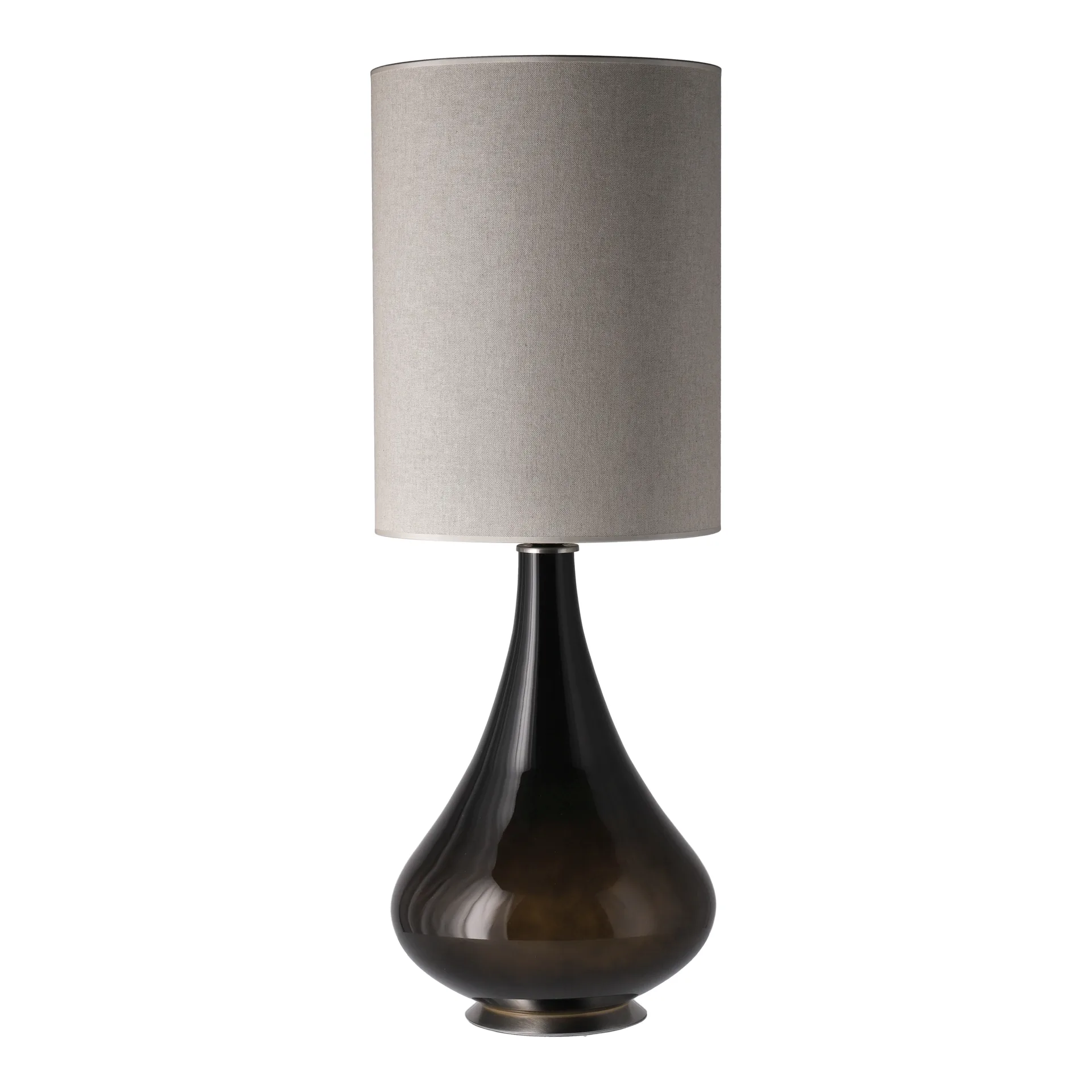 Renata table lamp black lamp base, Milano Tostado L Flavia Lamps