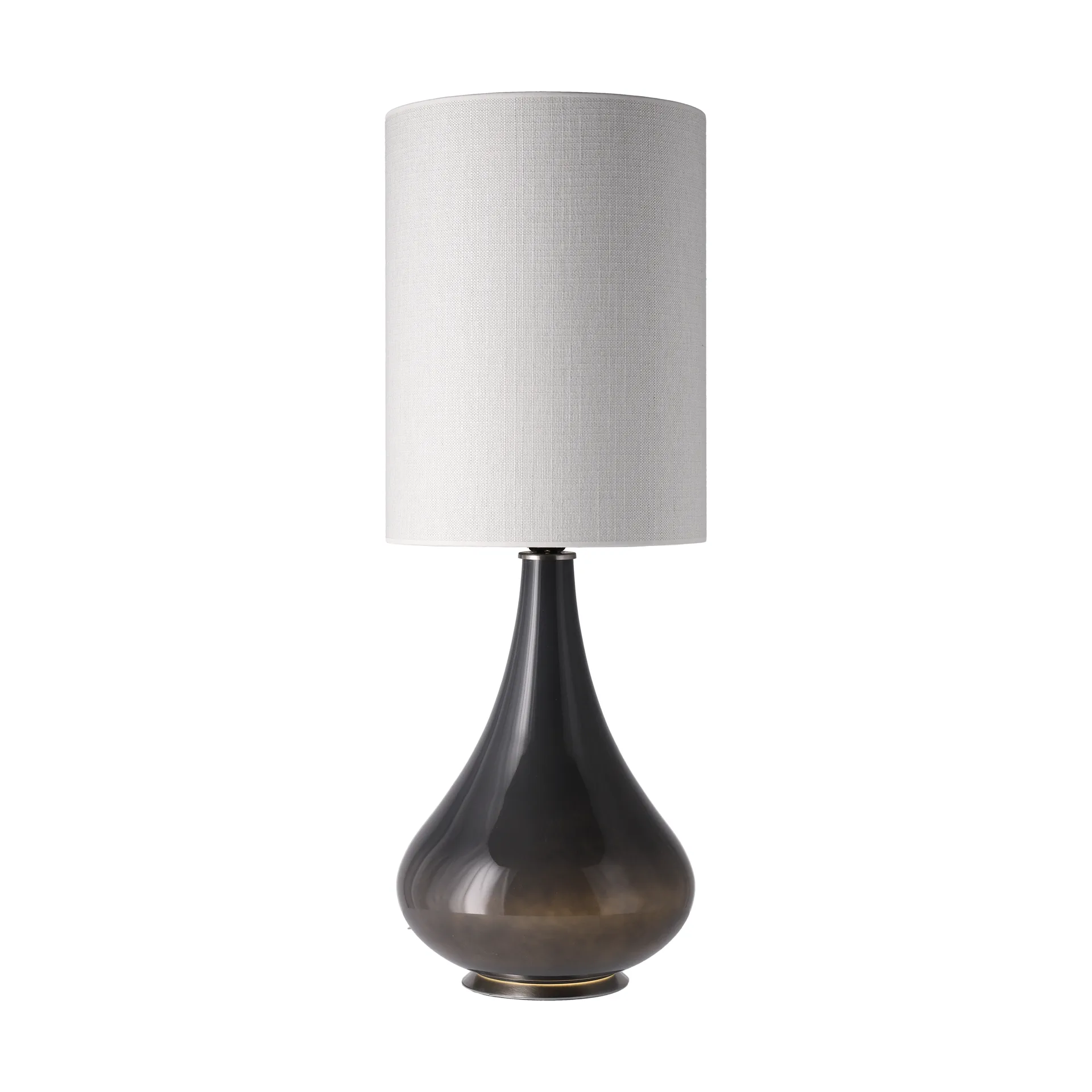 Renata table lamp grey lamp base, Babel Beige L Flavia Lamps