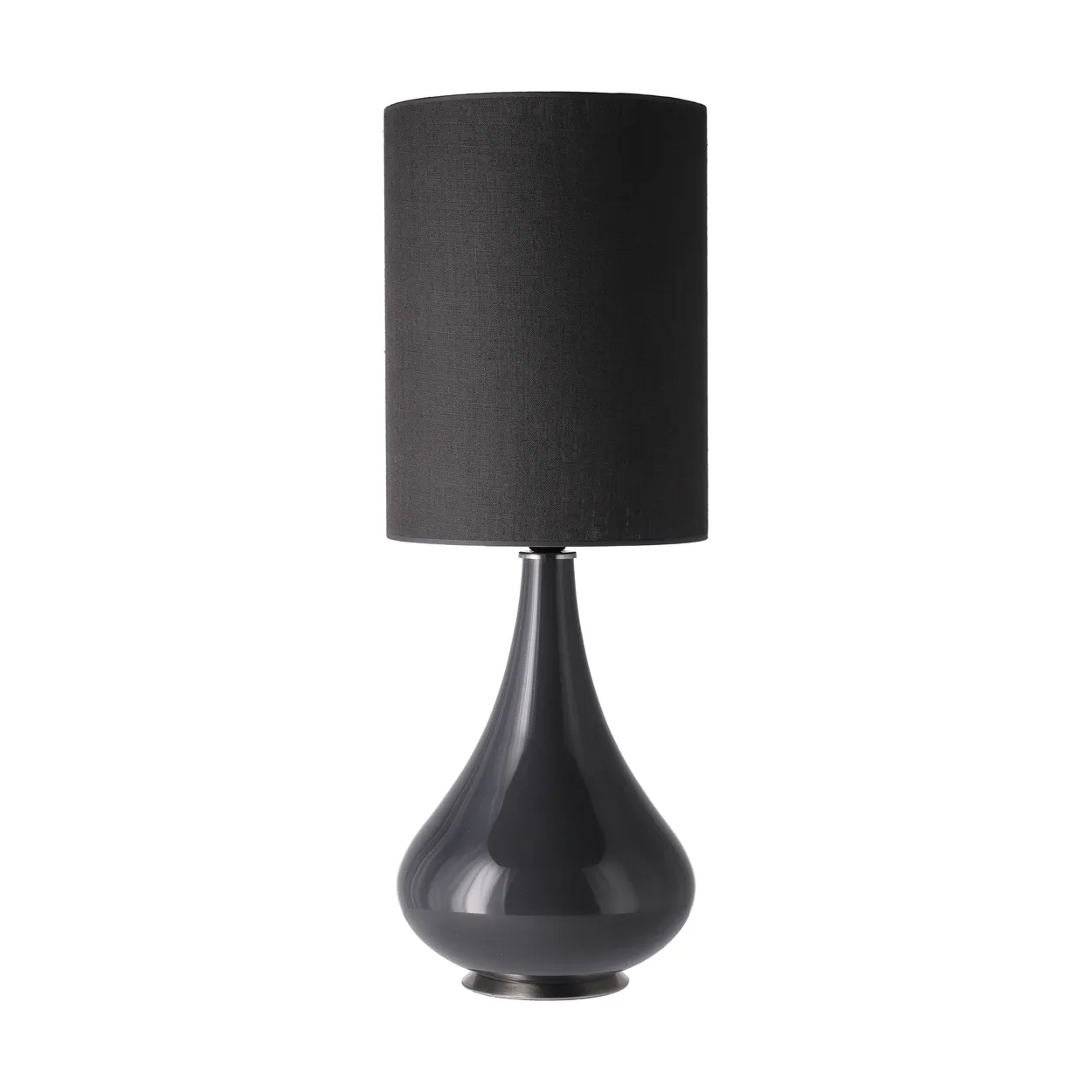 Flavia Lamps Renata table lamp grey lamp base Lino Negro L