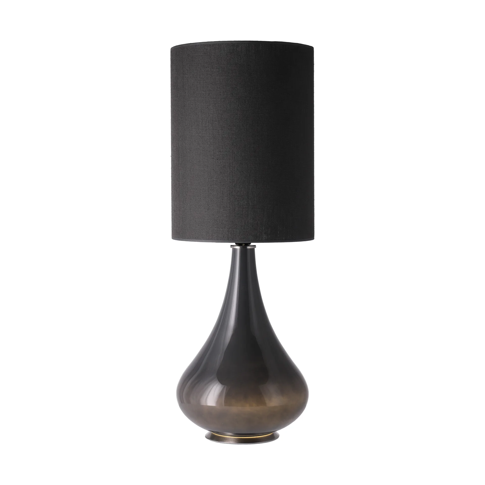 Renata table lamp grey lamp base, Lino Negro L Flavia Lamps