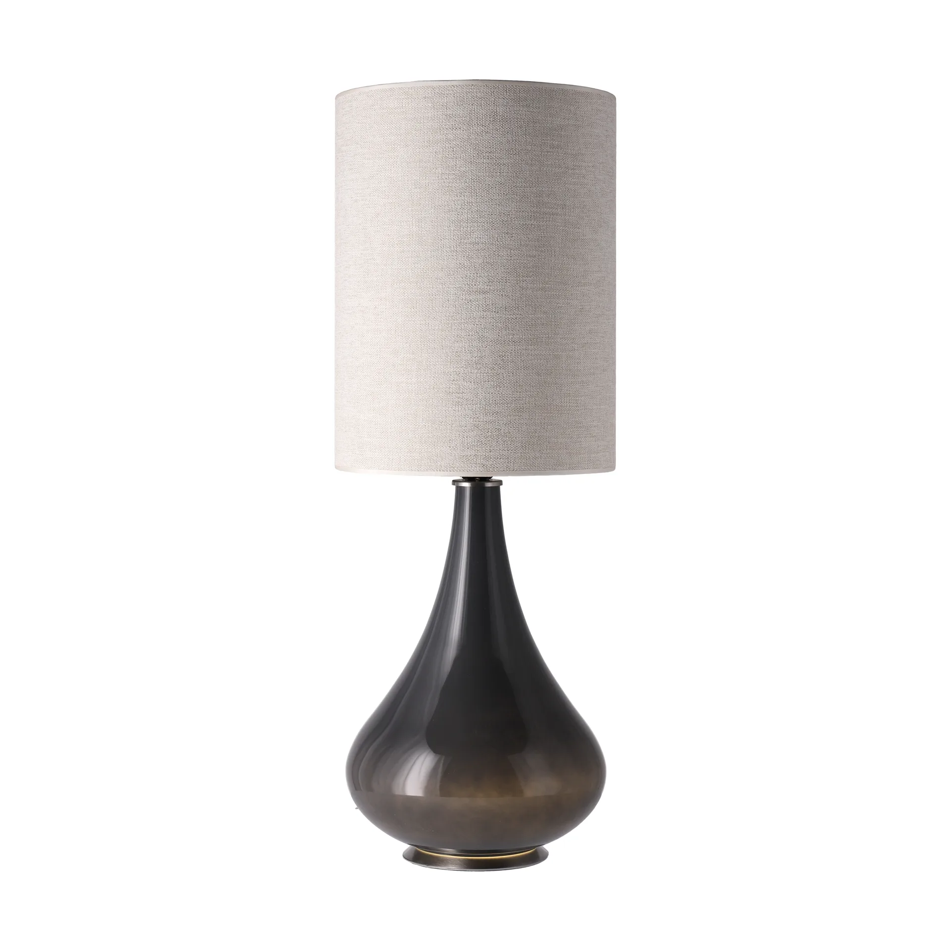 Renata table lamp grey lamp base, London Beige L Flavia Lamps