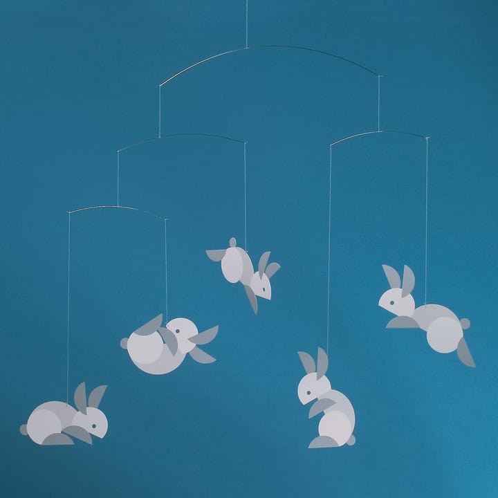 Circular bunnies mobile, multi Flensted Mobiles