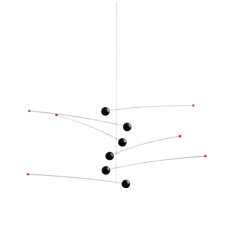 Futura mobile, black-red Flensted Mobiles