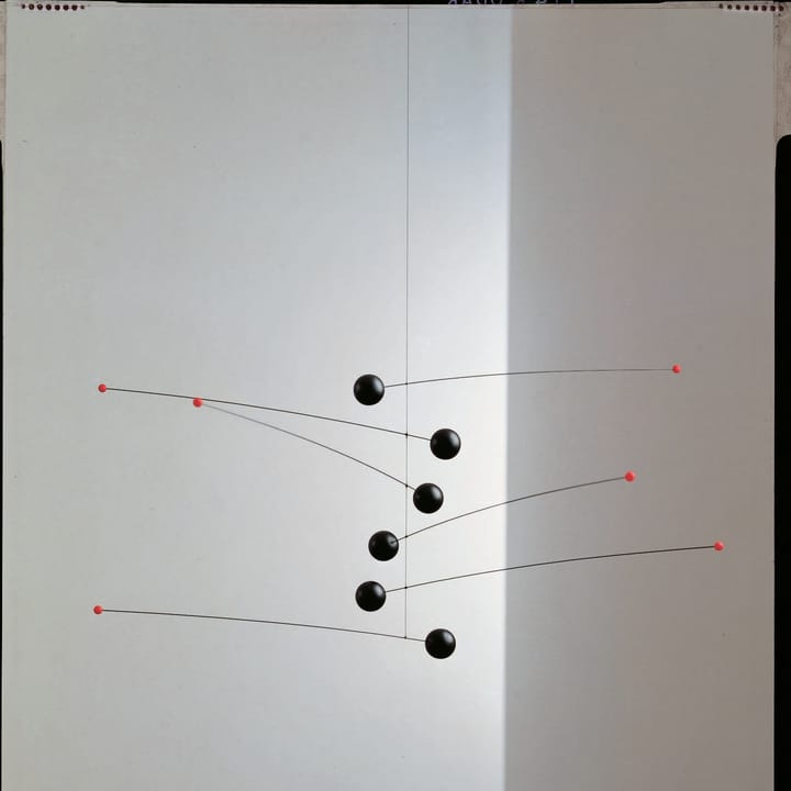 Futura mobile, black-red Flensted Mobiles