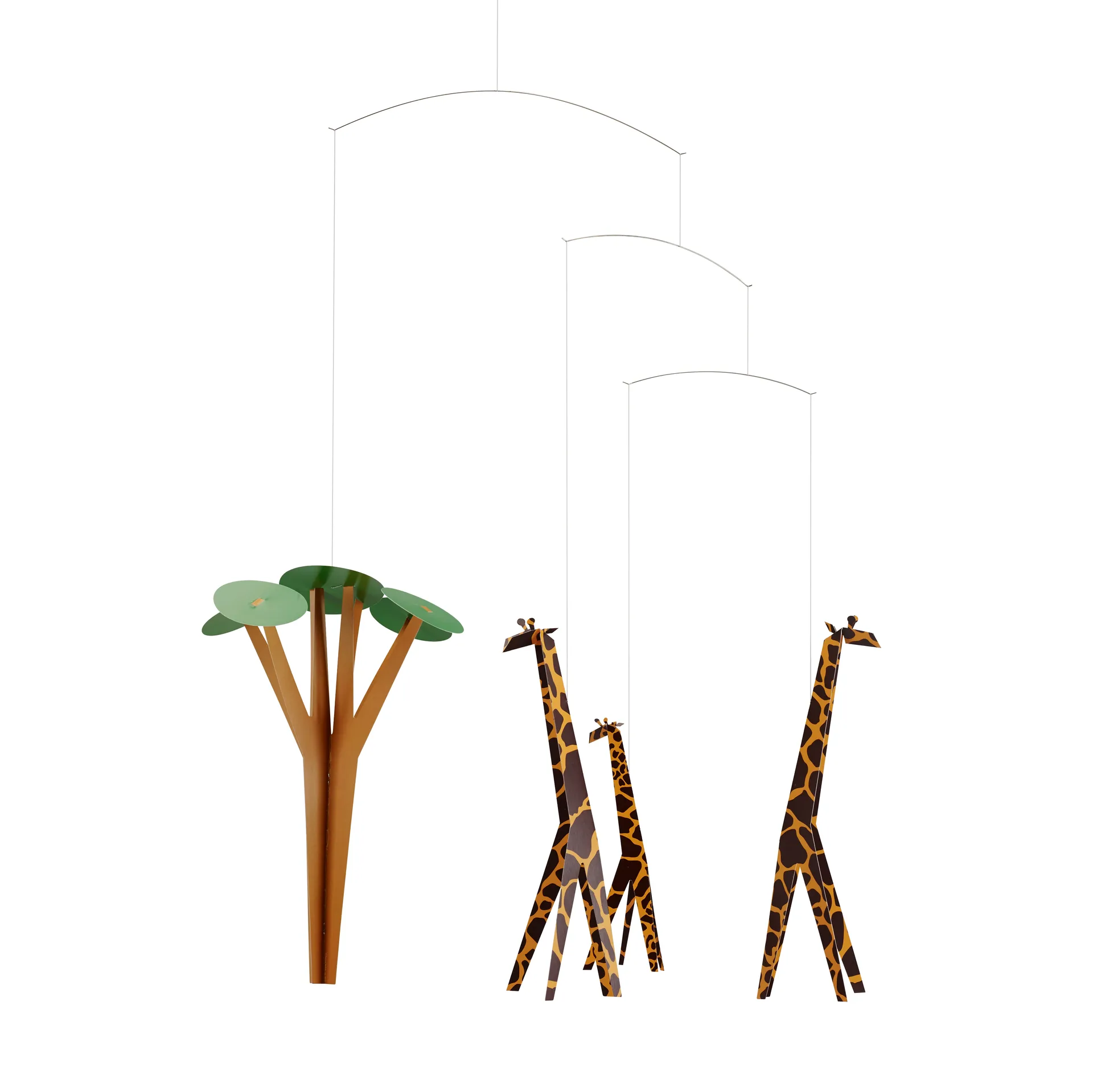 Giraffes on the Savannah mobile, multi Flensted Mobiles
