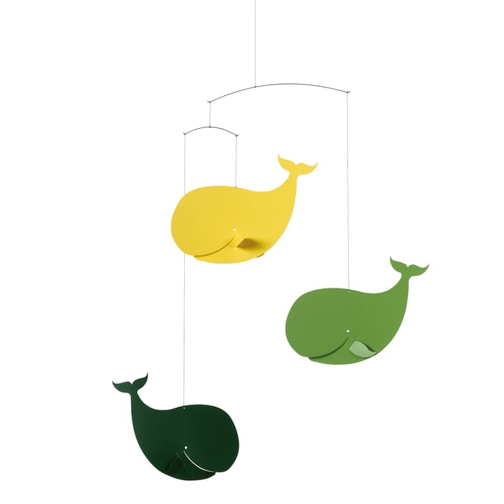 Happy Whales mobile, multi Flensted Mobiles