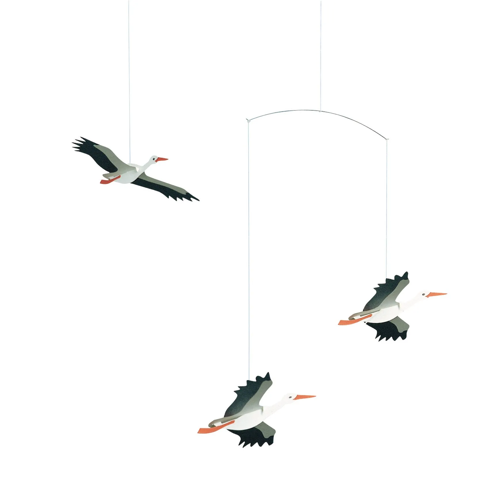 Lucky storks mobile, multi Flensted Mobiles