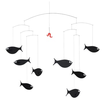 Shoal of fish mobile - black - Flensted Mobiles